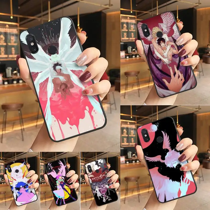 

Anime Devilman Crybaby Phone Case For Xiaomi Redmi Note8A 7 5 Note8pro 8T 9Pro TPU Coque for note6pro Funda Capa