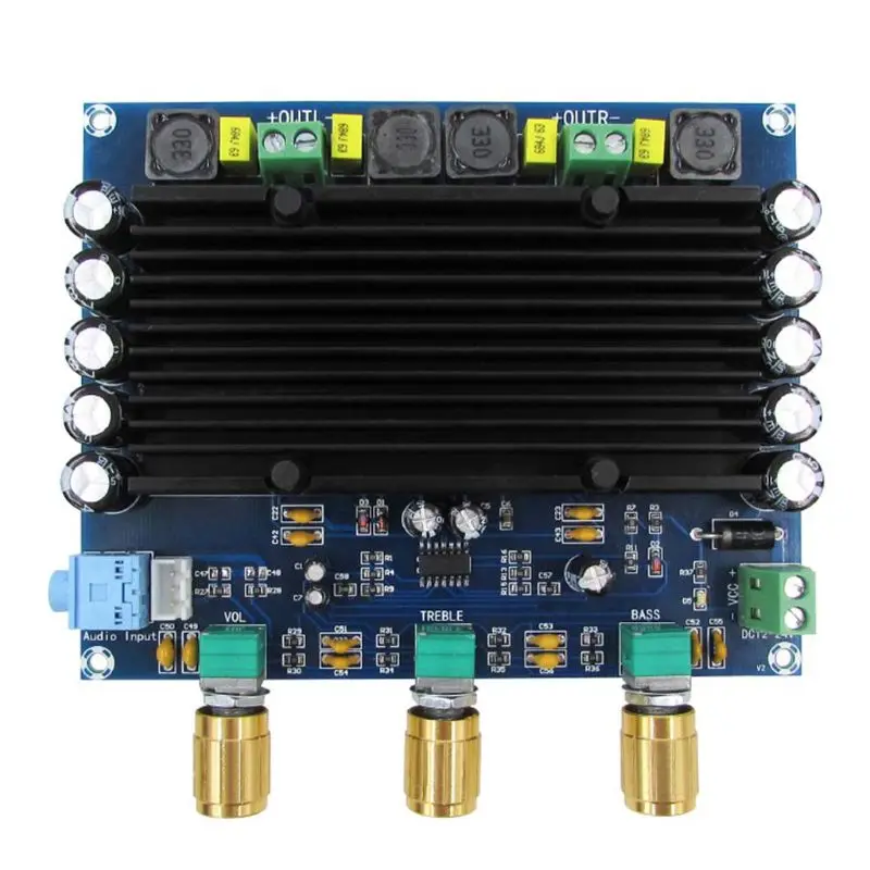 

TPA3116D2 2x150 Вт 2,0 двухканальный 2CH стерео HIFI цифровой усилитель мощности плата 448F