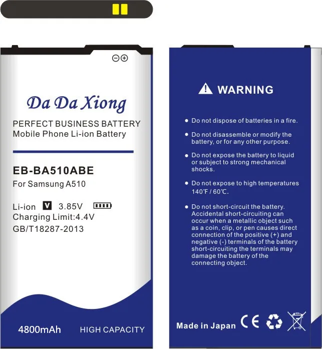 Модель [EB BA510ABE] телефон Встроенный аккумулятор для Samsung Galaxy 2016 Edition A510 SM A510F EB BA510ABE