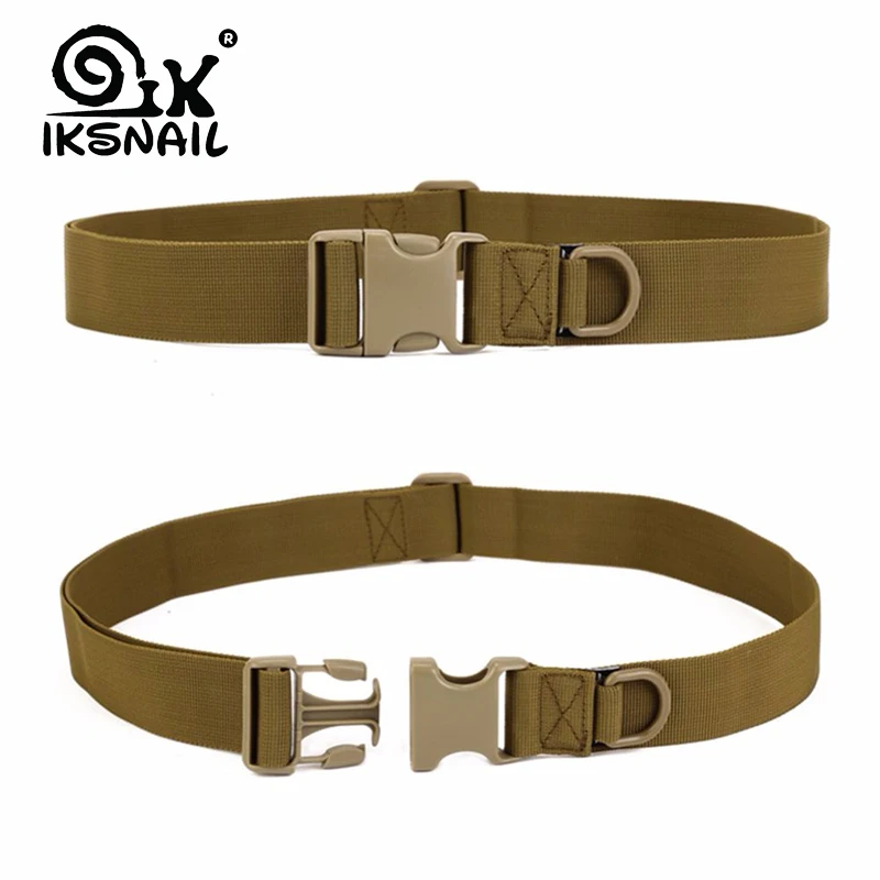 IKSNAIL мужской Регулируемый тактический ремень с пряжкой тактическая сумка