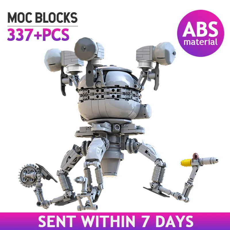 

337pcs MOC Creative High-tech Robot Mr.Handy Game Figures Model Building Bricks Blocks DIY Construction Toys For Children Gifts