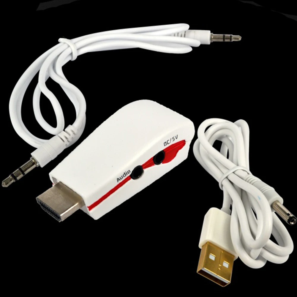 Адаптер kebidu 1080P VGA штырь-гнездо преобразующий разъем для планшетов ноутбуков HDTV DVD