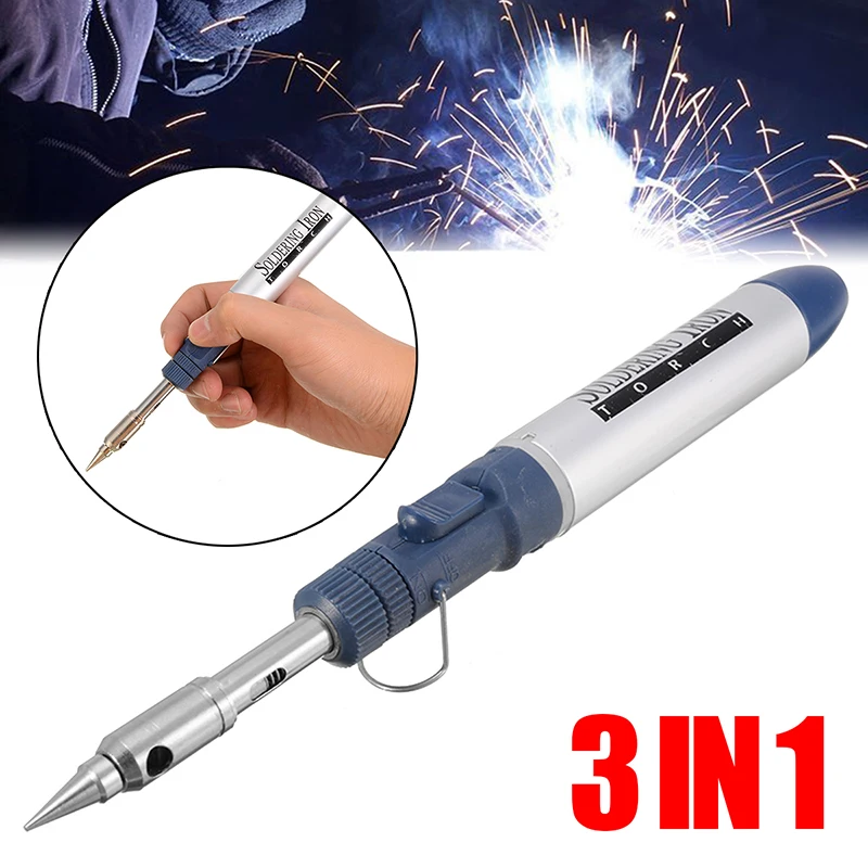 

Portable Cordless Butane Gas Soldering Iron Gun Soldering Iron Welding Pen Torch Electronic Iron Ignition Tool Welding Equipment