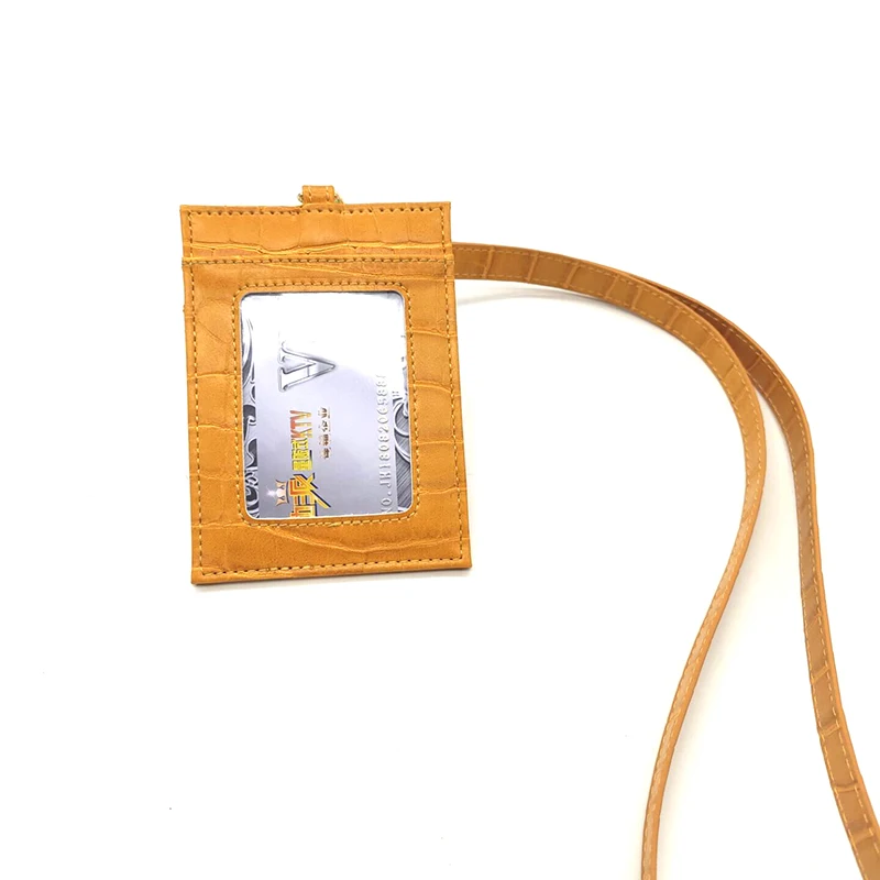 Мини-держатель для карт женский кошелек натуральная кожа Имя ID держатель
