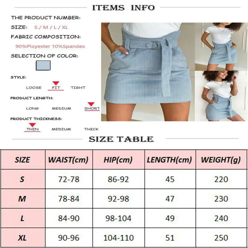 Модная женская мини юбка А силуэта зеленая флисовая винтажная с высокой талией