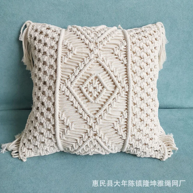 Boho Стиль наволочка для подушки ручной работы тканые класса люкс Ленточки