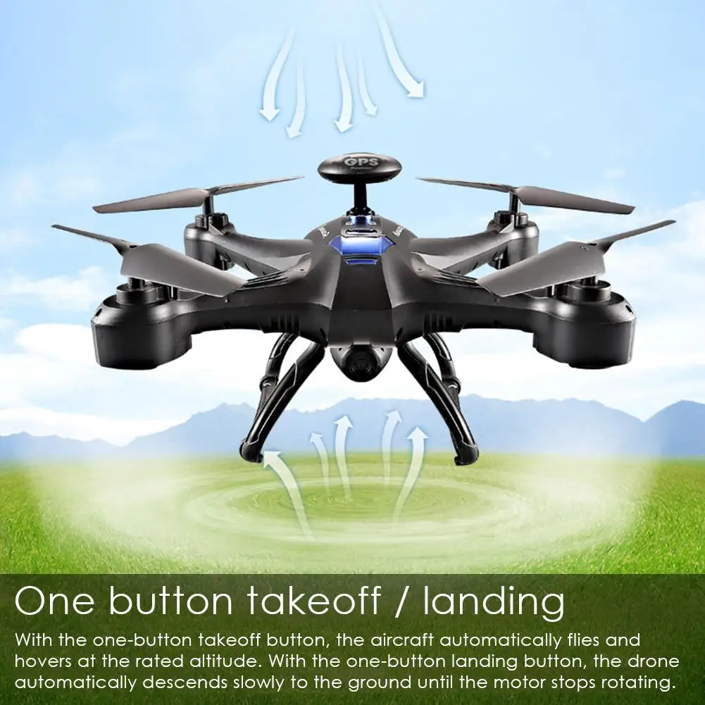 X191 Дрон с gps Квадрокоптер Профессиональный FPV HD WiFi камера живое видео