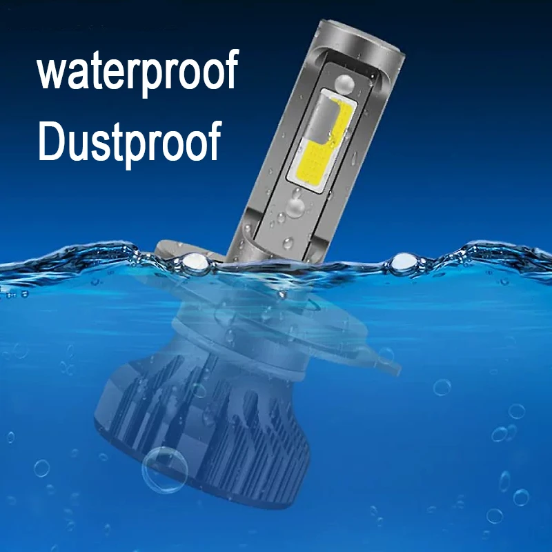 2x автомобильная светодиодная лампа для фары Противотуманные H11 9006 HB4 9005 HB3 H4 H7 H8 H1