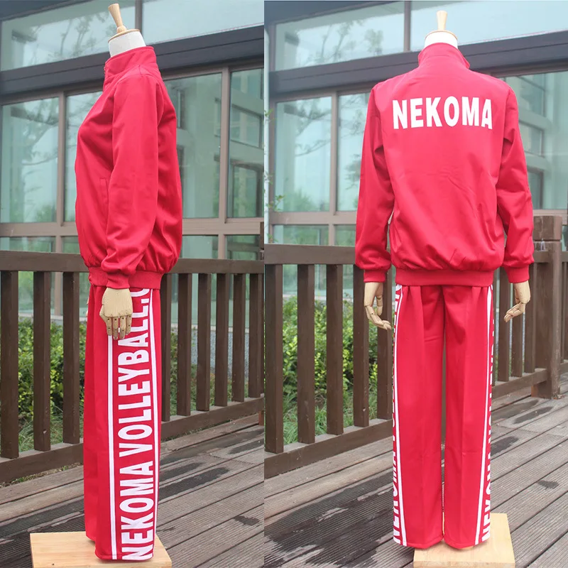 Аниме Haikyuu Cosplay Костюм NEKOMA школьной волейбольной команды Мужская куртка пальто с