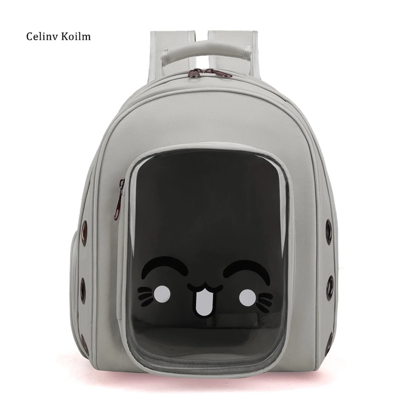 

Celinv Koilm New Portable Pet Cat Bag Transparent Space Capsule Outing Pet Bag Visual Shoulder Cat Bag Dog Backpack