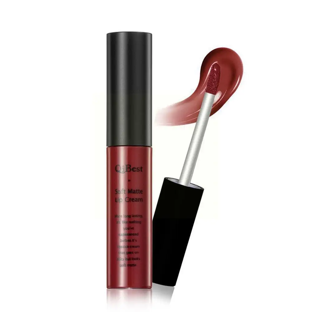 34 Color Liquid Lipstick Waterproof Long Lasting Cosmetic Purple Black Blue Up Gloss Matte Make Nude Lip Makeup H8R6 |