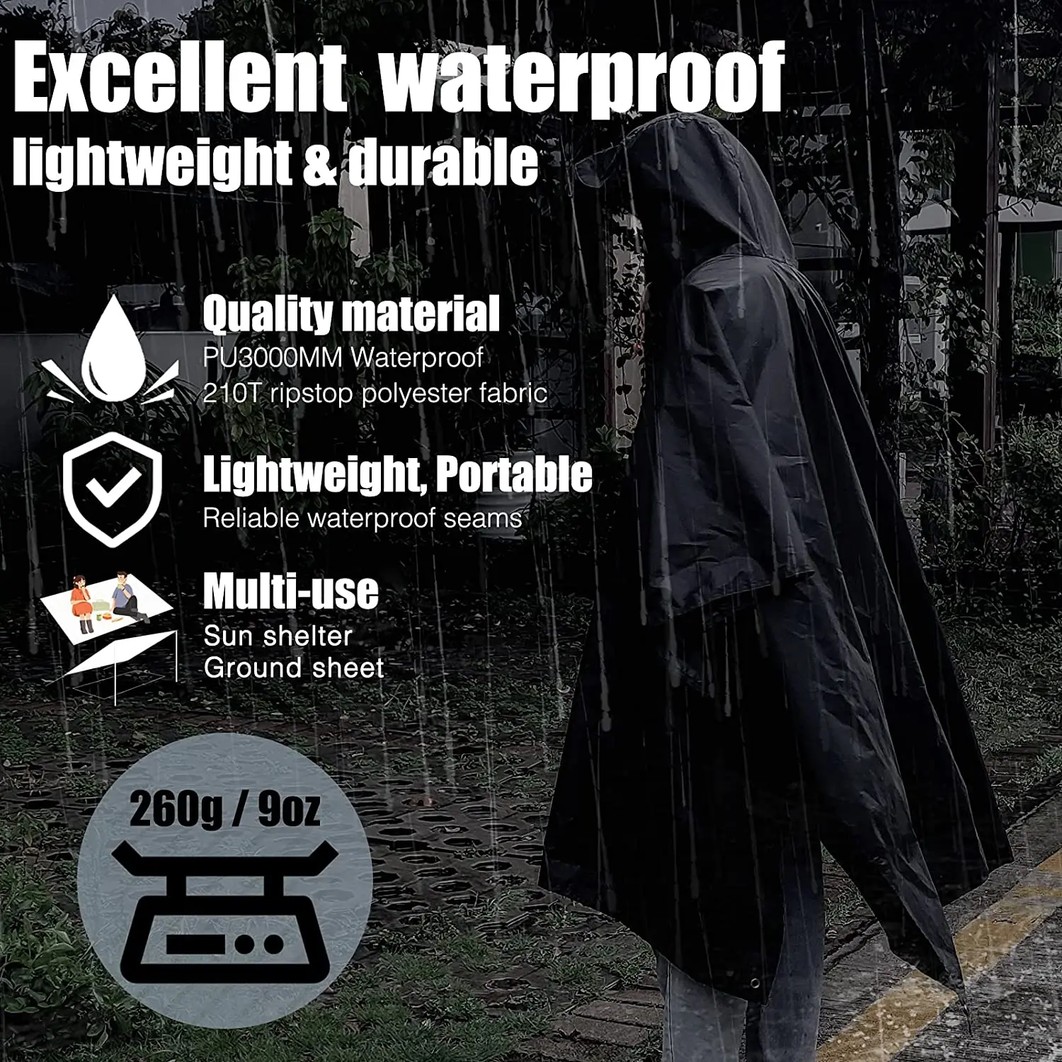 3 в 1 уличный военный водонепроницаемый дождевик для мужчин и женщин мужской от