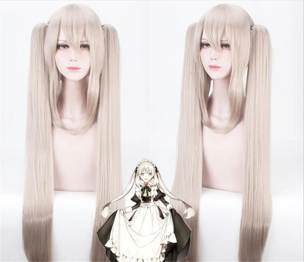 Fate Grand Order женский парик Марии-Антуанетты длинный прямой косплей костюм FGO парики