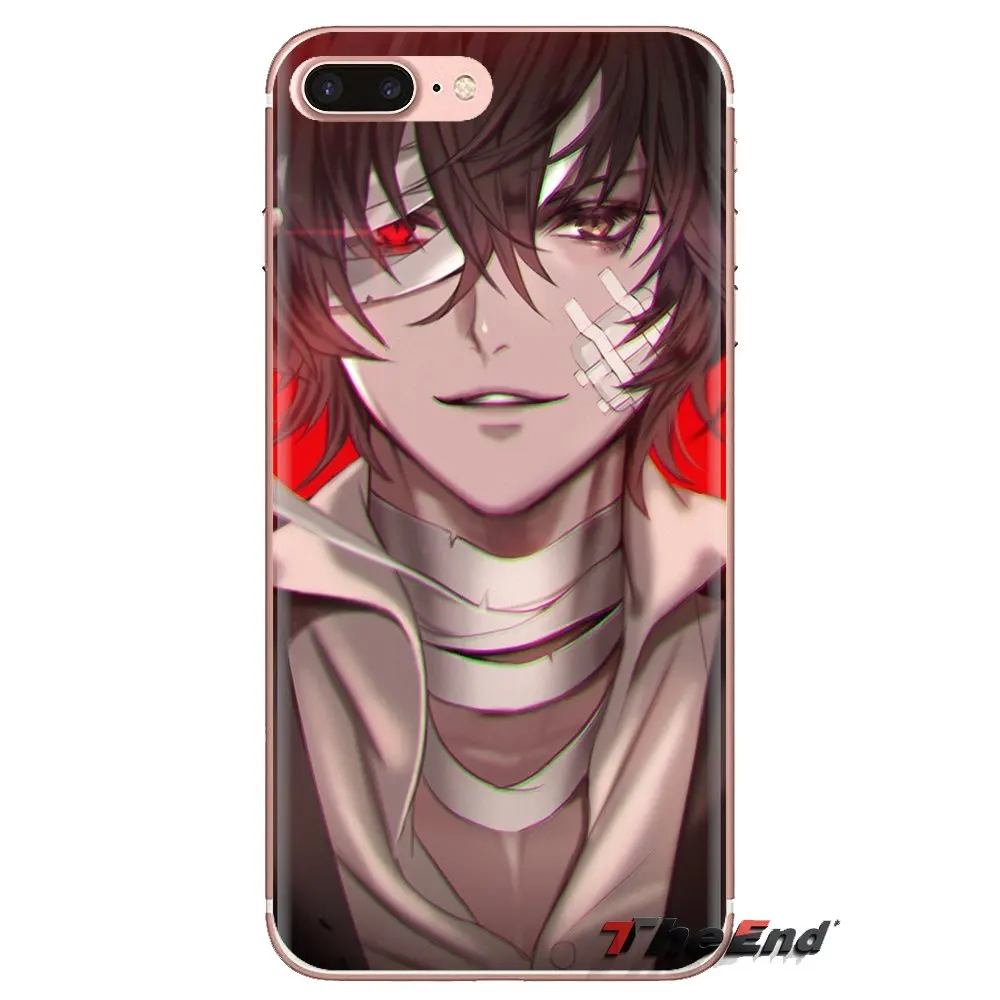For iPod Touch Apple iPhone 4 4S 5 5S SE 5C 6 6S 7 8 X XR XS Plus MAX Bungo Stray Dogs Soft Transparent Cases Covers |
