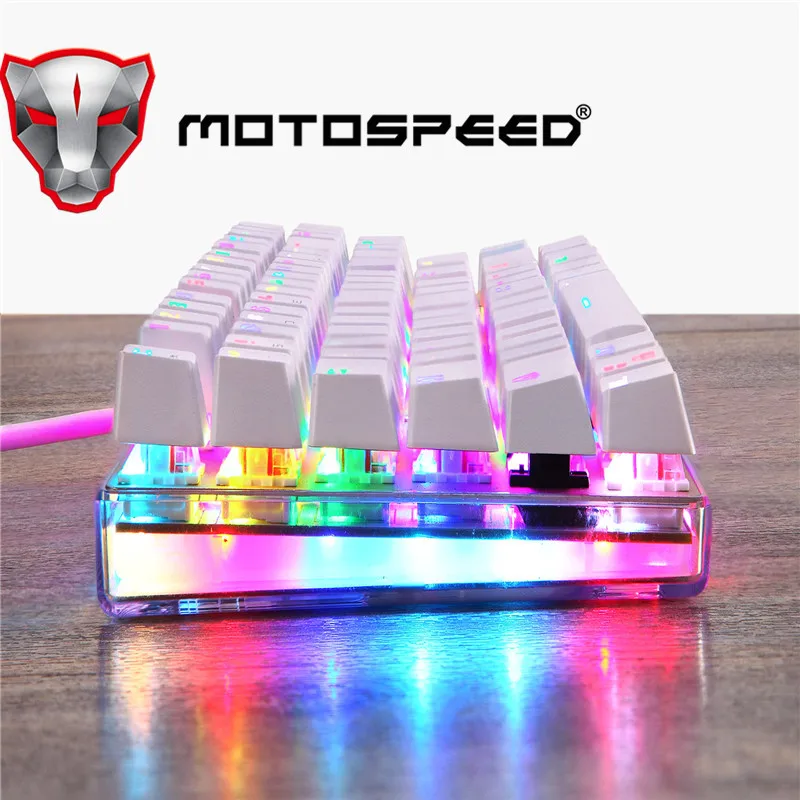 Оригинальная игровая клавиатура Motospeed K87S механическая проводная с USB 87 клавиш rgb