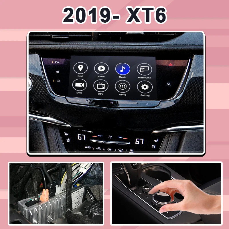 Интерфейс для Cadillac XT6 2019 с системой навигации mylink intellilink CUE XT5 XT4 CT5 CT4 Lsailt |