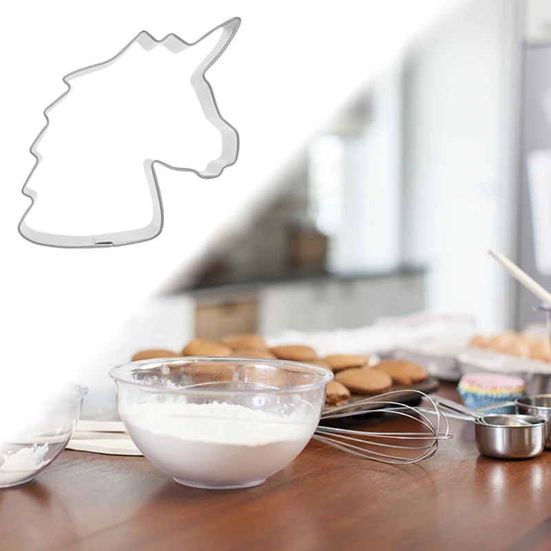 Печенье в форме лошади Единорога резак торт Шоколадный Fondant (сахарная) мыло хлеб