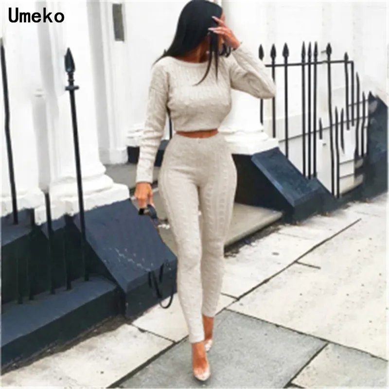 Женский облегающий хлопковый спортивный костюм Umeko комплект из 2 предметов