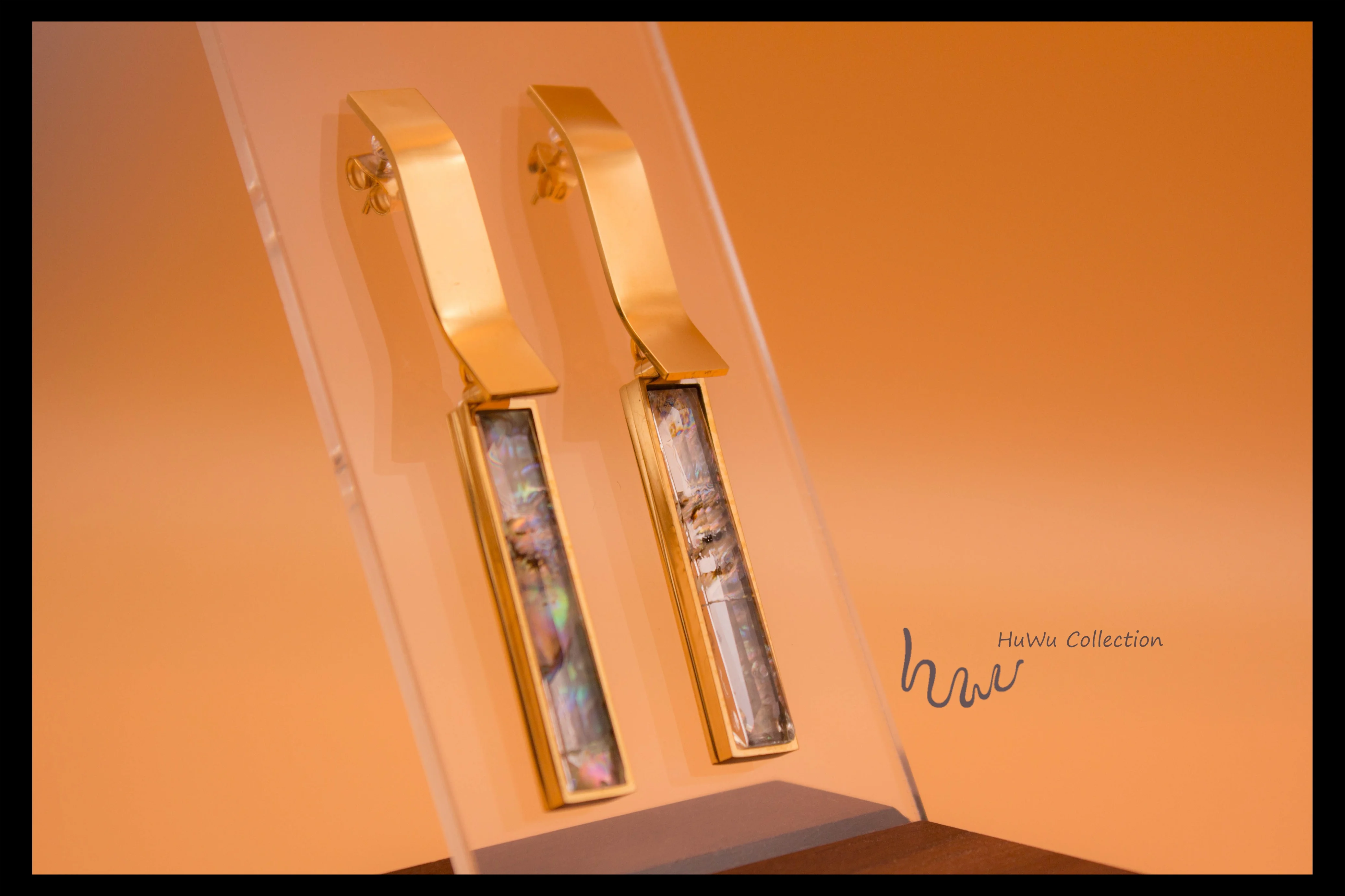 Женские серьги в виде раковины из натурального Abalone Paua уникальном геометрическом