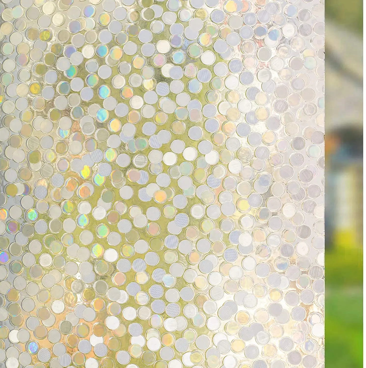 3D наклейка из статического клеящегося стекла с рисунком камня Виниловая в