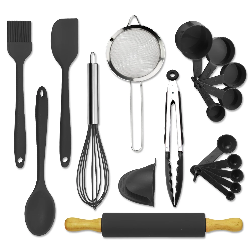 Кухонная силиконовая антипригарная кухонная ложка лопатка измельчитель яиц