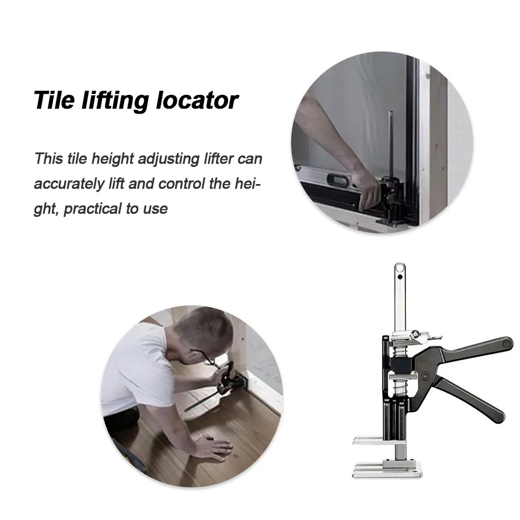 

Tile Lifter Labor-Saving Tile Height Locator Adjusting Lifting Tool Cabinet Jack Leveling Height Regulator Anti-Slip Tile Lifter