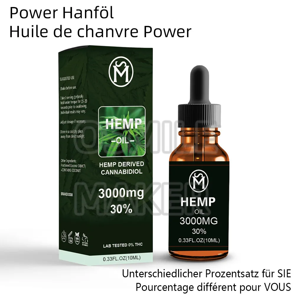 Эфирное масло конопли мощностью 10 мл 100% экстракт обогащенные пеньковые элементы