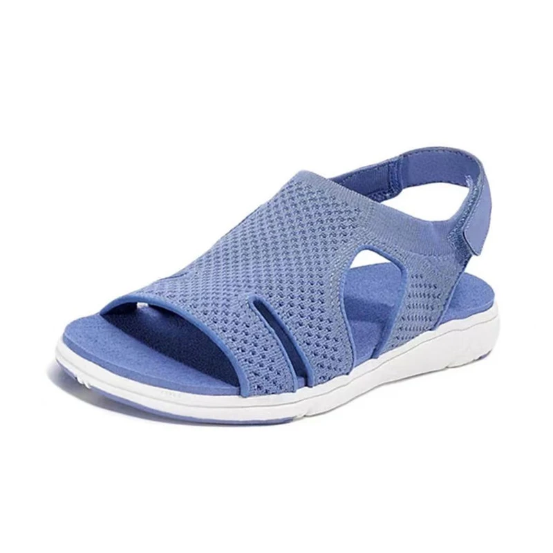 

2021 New Women's Soft & Comfortable Sandals Mesh Upper Breathable Sandals Adjustable Cross-strap Design Sandalias Mujer 2020