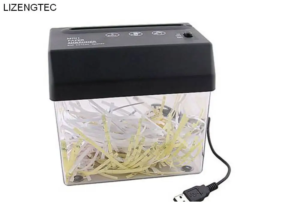 Бесплатная доставка миниатюрный измельчитель бумаги LIZENGTEC и Открыватель для