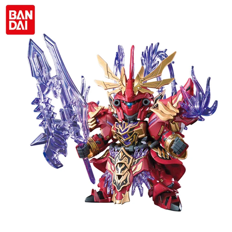 

Bandai Assembled Gundam Anime Model Three Kingdoms Chuangjie SD BB Warrior Q Version LYU BU SINANJU&CHITUMA Robot Toy Gift