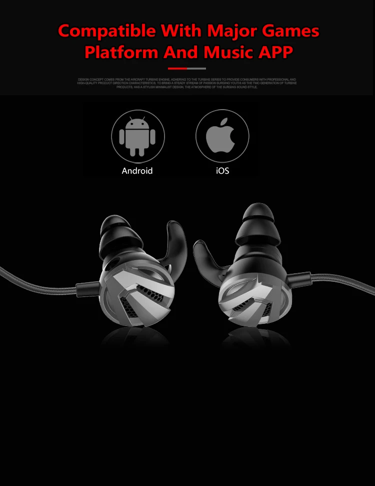 G12 3 5 мм игр в наушники-вкладыши гарнитура с микрофоном и регулировкой громкости