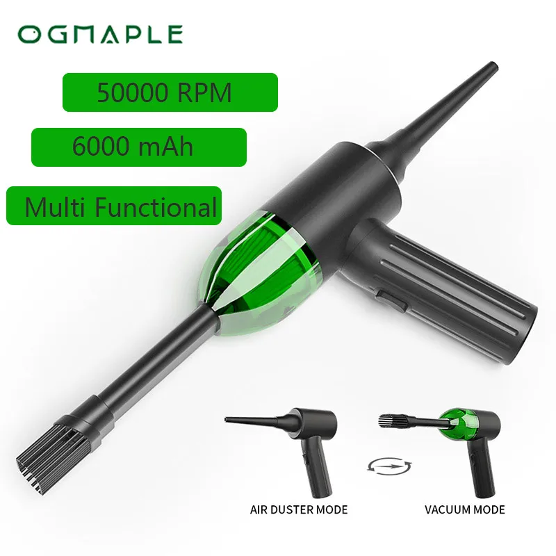 

50000 RMP беспроводной пылесос для автомобиля 4 в 1 ручной электрический воздушный фен для очистки клавиатуры компьютера