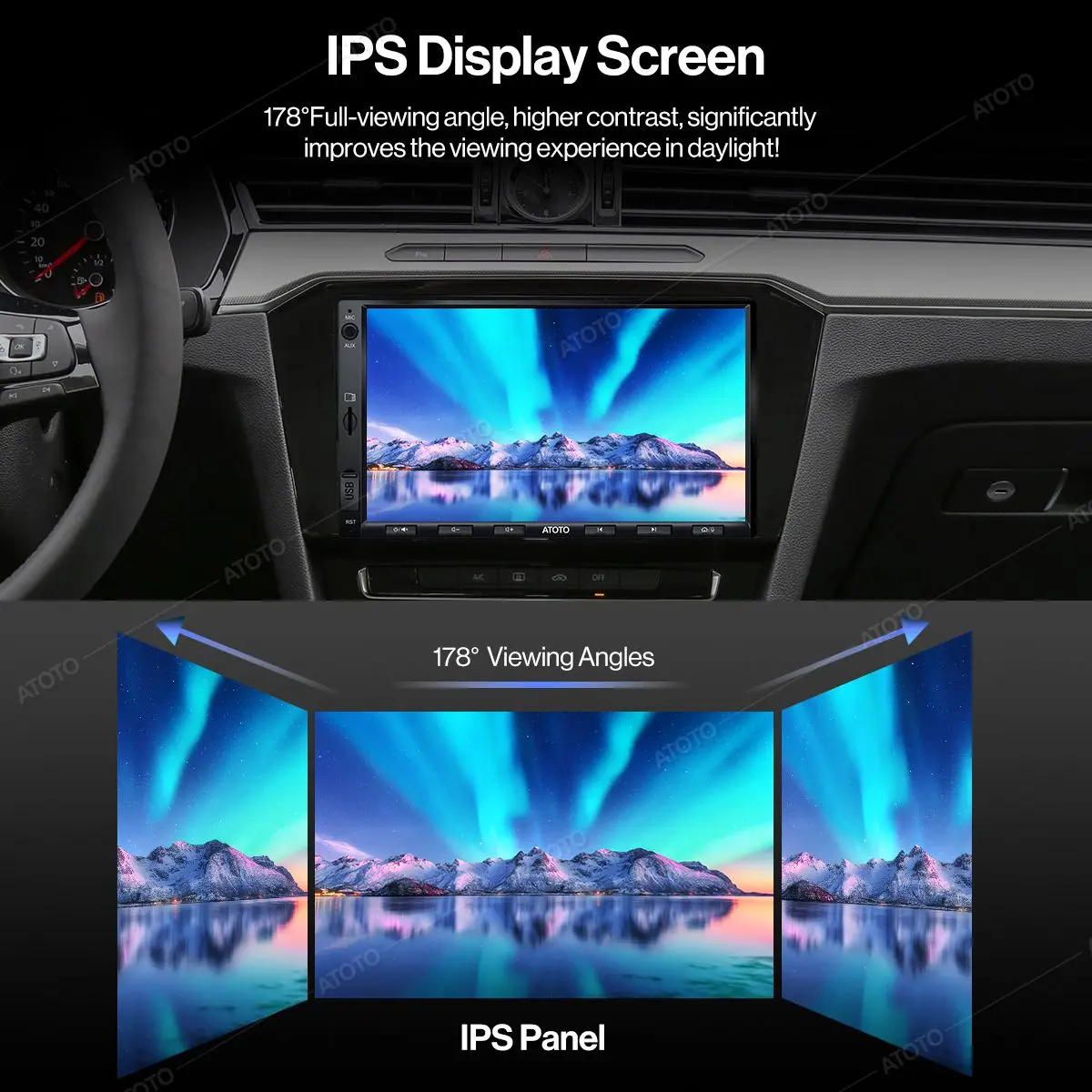 $260.55 ATOTO S8 7 Inch Touch Screen Android 10.0 2 Din Car Radio Multimedia Video Player with GPS Navigation System MAP and Bluetooth