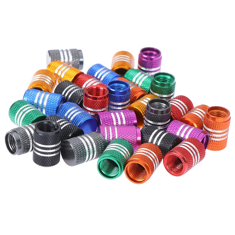 

4Pcs Car Truck Bike Tire Wheel Rims Stem Air Valve Caps Tyre Cover Aluminum Tire Tyre Wheel Valve Stems Cap