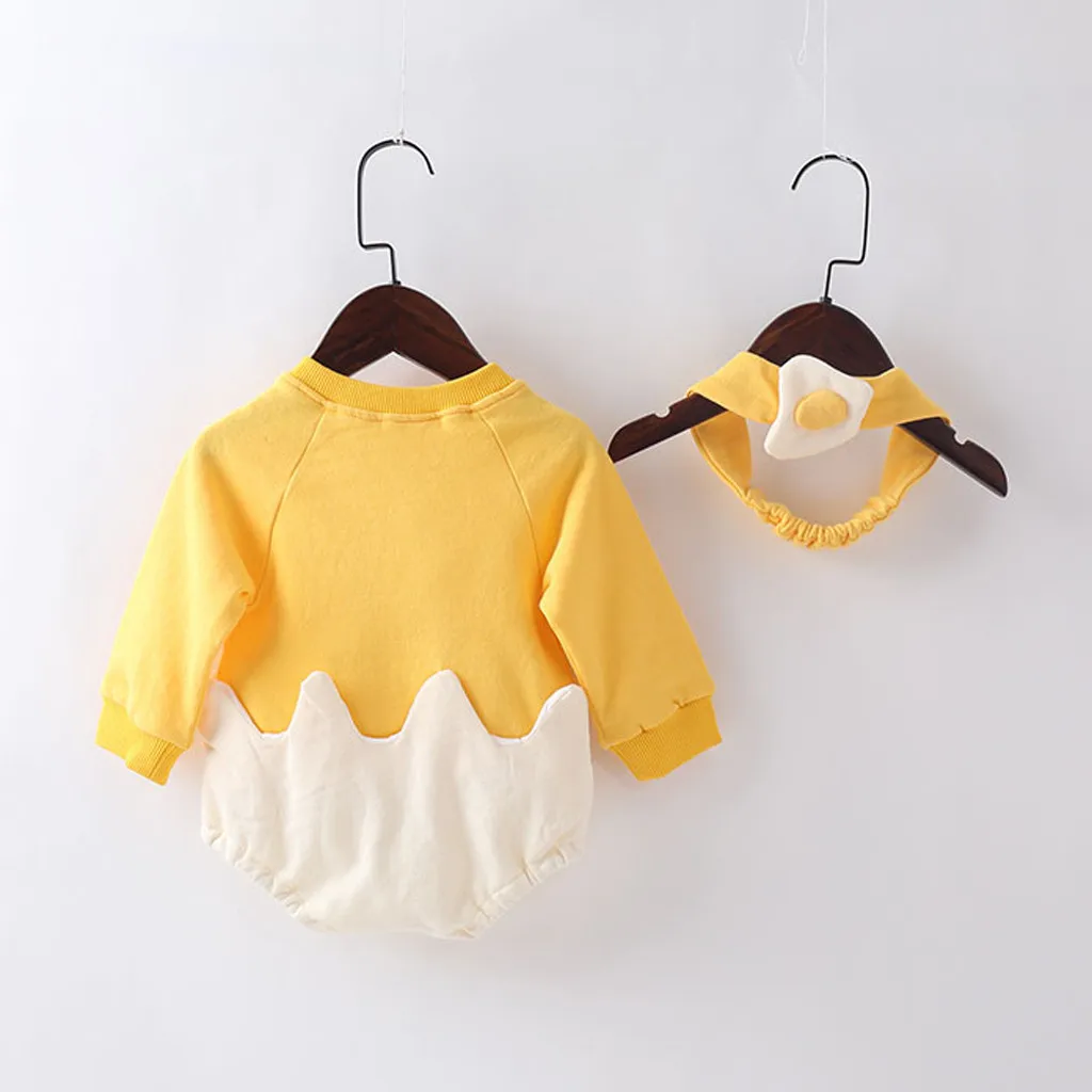 Комбинезон в стиле пэчворк с яйцами для маленьких девочек и мальчиков повязка на