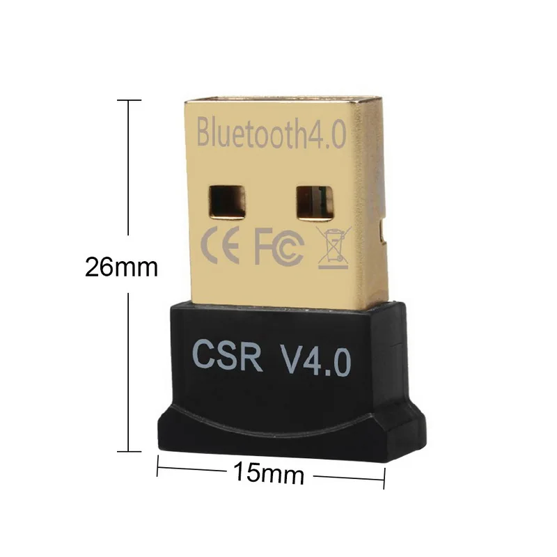 Новое поступление USB Bluetooth адаптер 4 0 аудио приемник CSR4.0 поддерживает win8/10 |