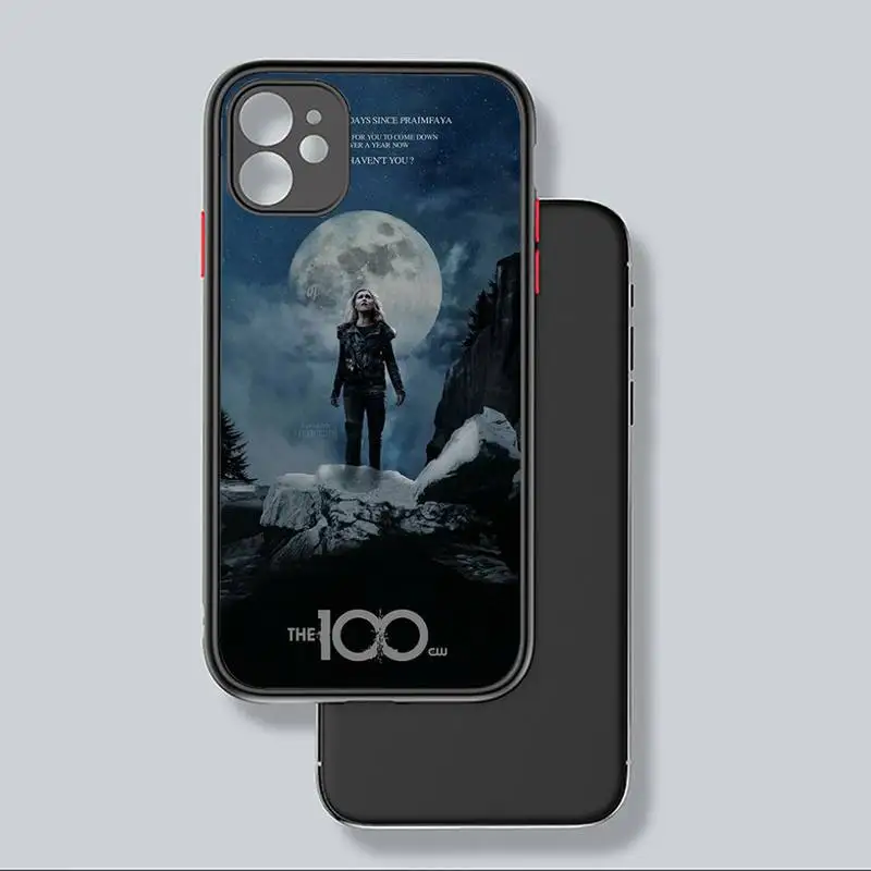 

The Hundred The 100 Tv Shows Phone Case black matte transparent For iPhone 7 8 x xs xr 11 12 pro plus mini max Clear Funda