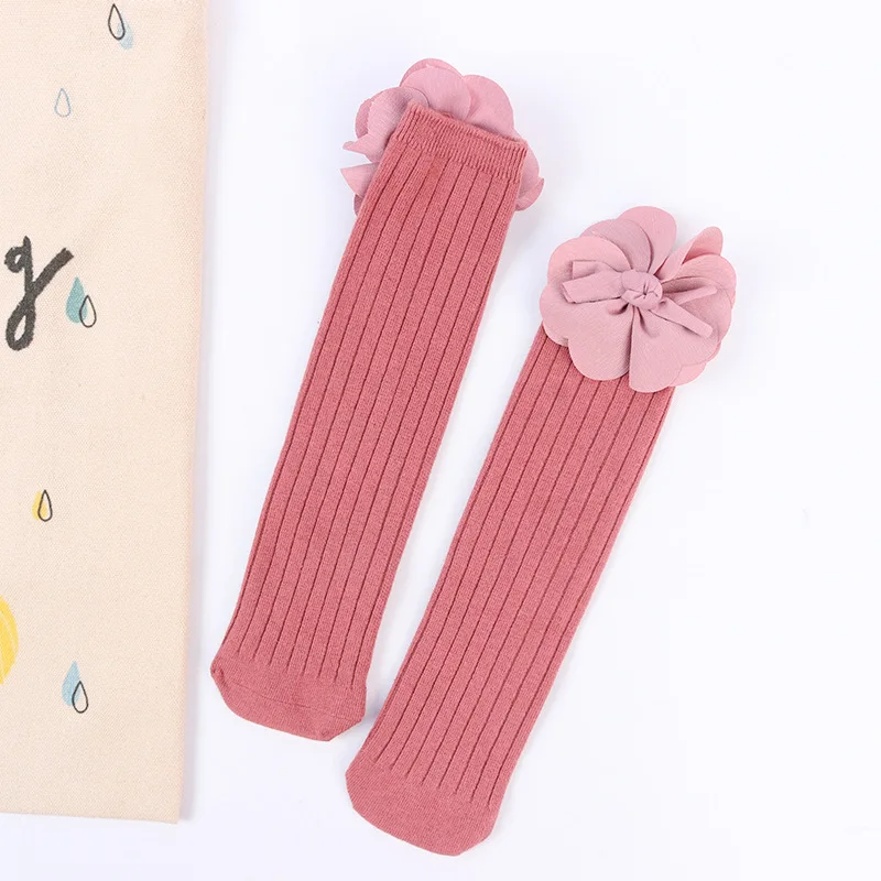 1 пара весенне-осенне-зимних хлопковых кружевных двойных игл детские дышащие