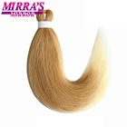 Зеркальные натянутые плетеные волосы Mirra's с эффектом омбре, афро-волосы, простые, крупные, плетеные удлинители волос, синтетические, блестящие, два тона