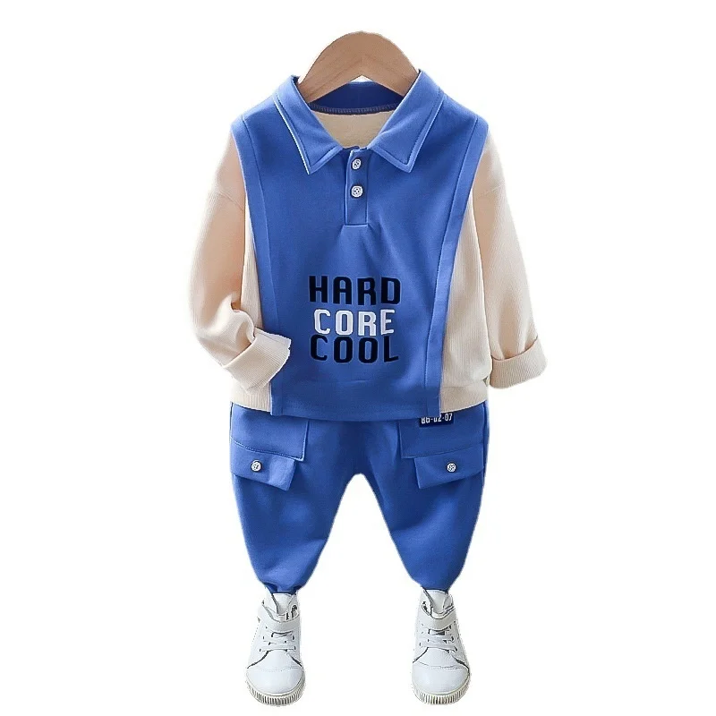 

New Autumn Baby Boys Clothes Suit Fashion Children T-Shirt Pants 2Pcs/Sets Toddler Casual Costume Girls Clothing Kids Tracksuits