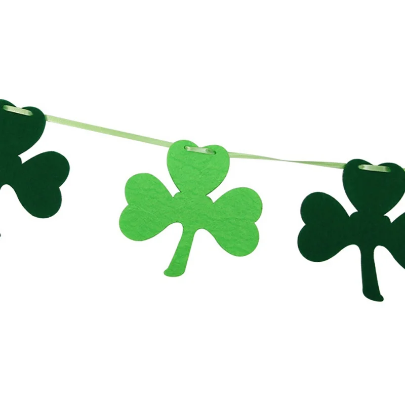 

2021 New Indoor And Outdoor Decoration Decoration Adornment Hanging Adornment Irish Festival St. Patrick's Day Pull Flag 10