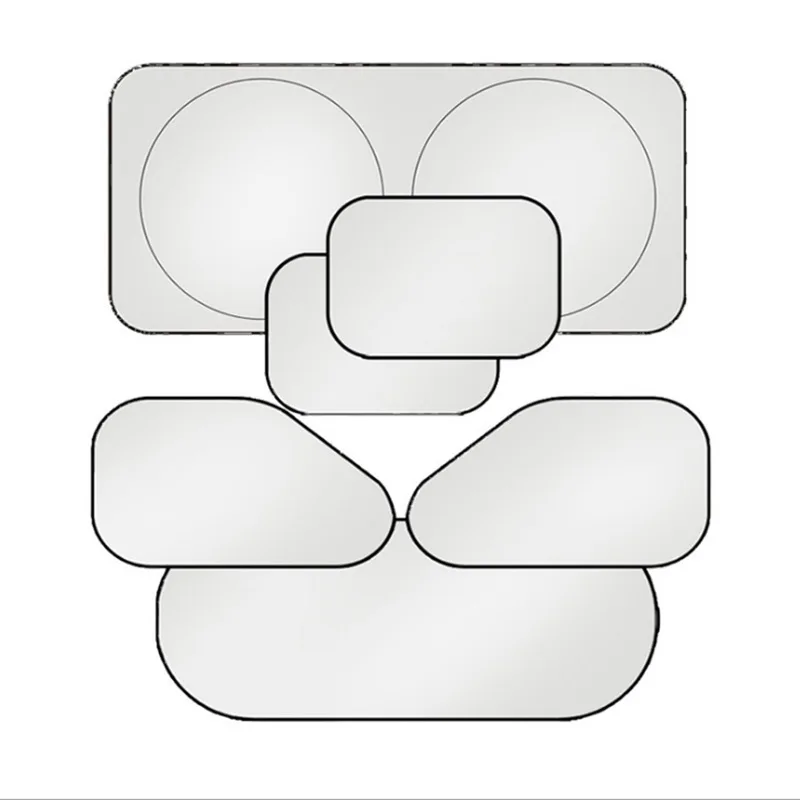 

6PCS Car Windshield Sunshade Suit Side Window Sun Visor Protection Cover Sunscreen Curtain with Side Storage Bag