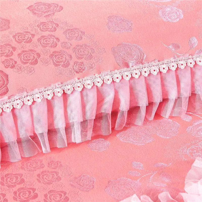 Роскошный Шелковый жаккардовый Свадебный комплект постельного белья из 30