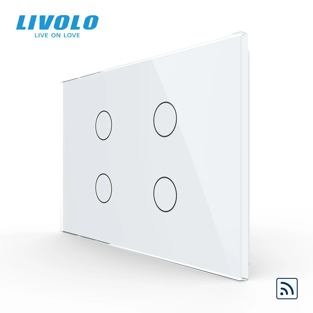 Настенный выключатель LIVOLO стандарта США с сенсорным управлением беспроводной