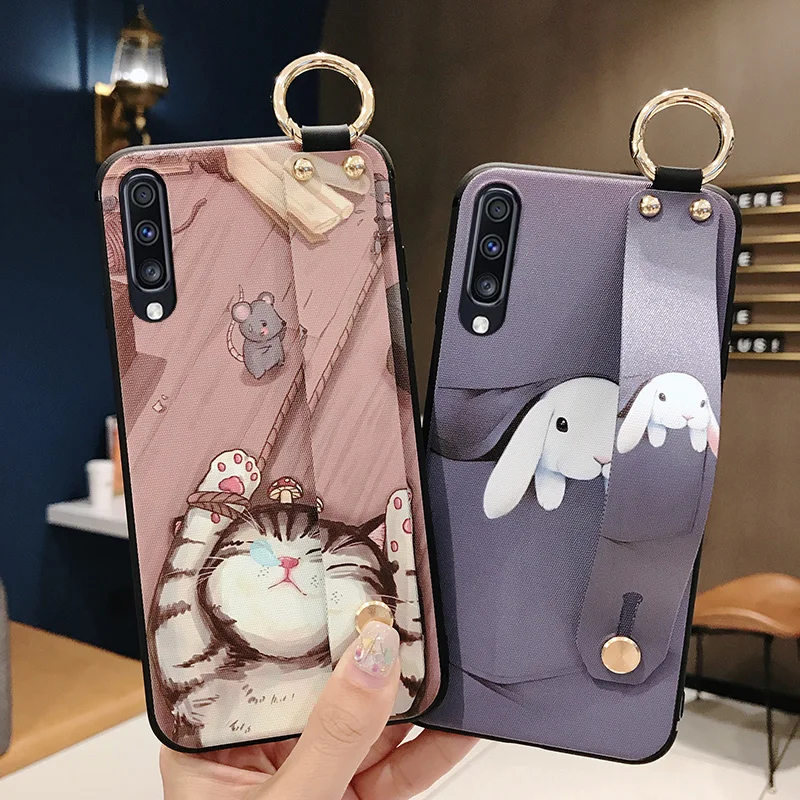 SoCouple держатель для телефона чехол для samsung Galaxy A70 A60 A50 A40 A30 A20 A10 S9 S8 S10 плюс S10e Note 8, 9, 10, плюс ремешок чехол