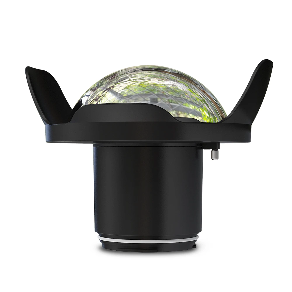 للبيع منفذ قبة بزاوية واسعة ، مقاوم للماء ، WA006 ، 40 م/130 قدم ، 8 بوصة ، للكاميرا ، حقيبة غوص للبحر