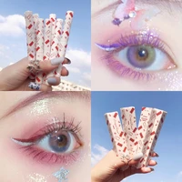 professional shiny eye liners cosmetics for women pigment liquid glitter eyeliner makeup colorful white eyeliner easy to wear