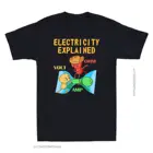 Забавная Мужская Дизайнерская футболка Ohm Volt Amp с надписью электрика, свободная Мужская футболка, крутая футболка нового дизайна