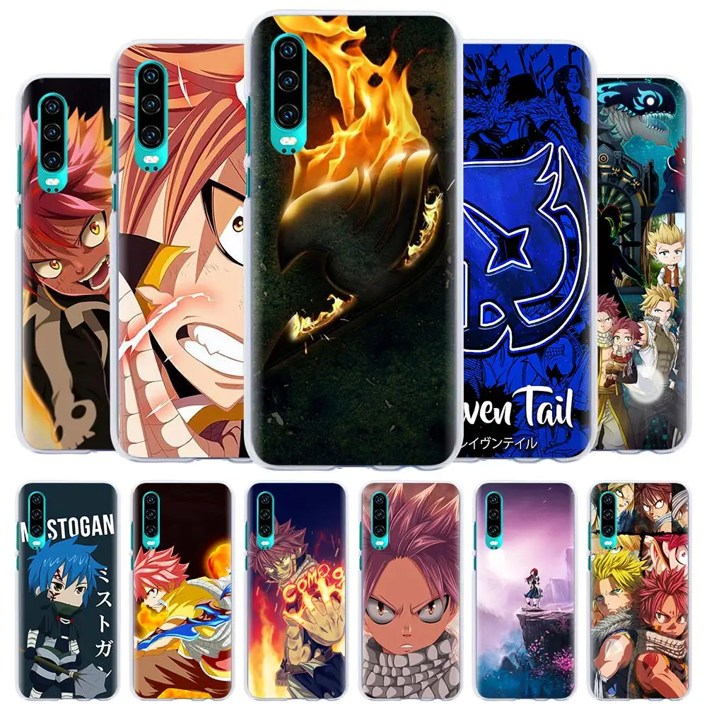 Чехол для телефона Fairy Tail Natsu Honor 10 20 Lite 20s 30 Pro 8X 9X 9A 9C 9S Play 8S Жесткий из