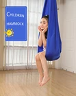 Детские хлопковые качели-гамаки для аутизма, ADHD, дополнительная терапия, качели для детской сенсорной терапии, эластичная посылка, устойчивое сиденье, качели, стул, игрушка